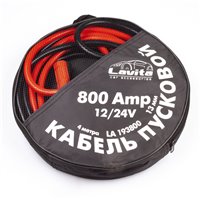 Прикурювачі автомобільні LAVITA 800A 2,5 м СУМКА (LA 193800)