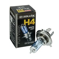 Лампа Zollex H4 12V 60/55W Pure vision Blue (White light)