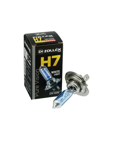 Лампа Zollex H7 12V 55W Pure vision Blue (White light)