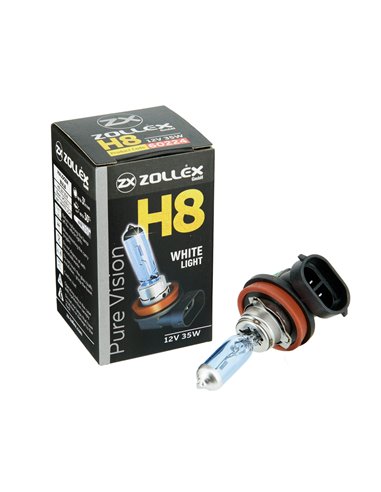 Лампа Zollex H8 12V 35W Pure vision Blue (White light)