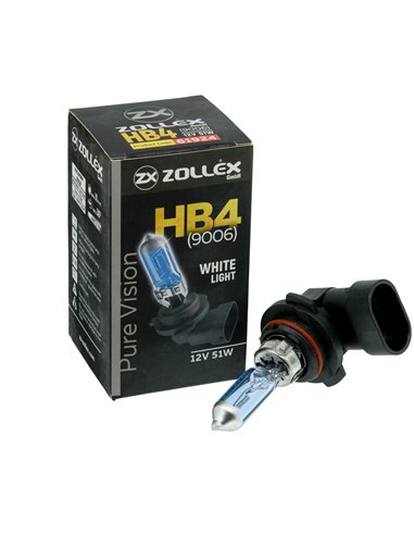 Лампа Zollex HB4(9006)12V 51W Pure vision Blue (White light)