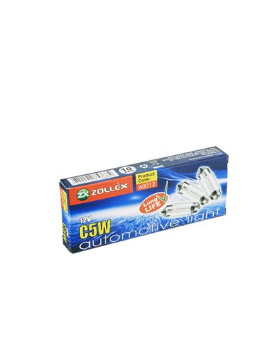 Лампа салонная C5W 12V 35mm (10шт)