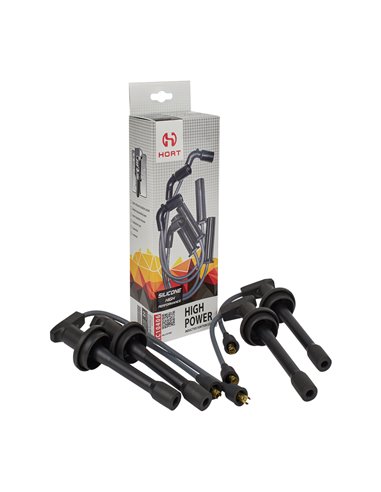 Провода зажигания ГАЗ-3110 (406дв.) С НАКОНЕЧНИКАМИ HORT (Silicone) (HC10406)
