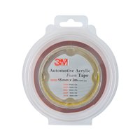 Скотч двосторонній 3M Оригінал 15mm*2m темно-сірий