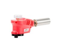Пальник газовий INTERTOOL п'єзозапалювання на курці, регулятор, розсікач полум'я