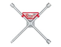 Ключ хрестоподібний Intertool ус. 16 '* 406мм, 16мм, 17; 19; 21; 1/2' професіонал
