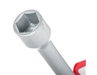 Ключ хрестоподібний Intertool ус. 16 '* 406мм, 16мм, 17; 19; 21; 1/2' професіонал