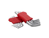 Набір шестигранників 9шт Intertool 1.5-10мм, Cr-V, 55 HRC