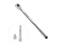 Ключ динамометрический 1/2" переходник 1/2*3/8, удлинитель 125мм 1/2 28-210NM