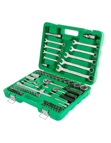 Набор инструментов  82ед 1/2" & 1/4";  Intertool ET-6082SP