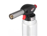Горелка газовая INTERTOOL пьезозажигание на курке, регулятор.