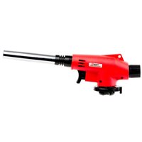 Горелка газовая INTERTOOL пьезозажигание на курке, регулятор, удлиненное сопло. 2