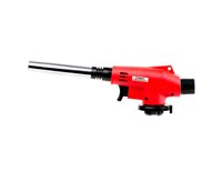 Горелка газовая INTERTOOL пьезозажигание на курке, регулятор, удлиненное сопло.