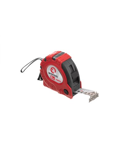 Рулетка Intertool з фіксатором 8м*25мм 'Супер Магніт' blister