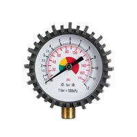 Манометр Intertool до пістолета для підкачування, 63мм, NPTF 1/8' 10.30x0.94mm