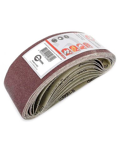 Стрічка шліфувальна 75*533 мм, зерно 80 уп.10 шт.