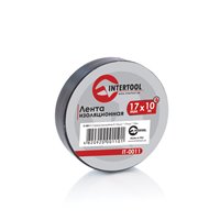 Изолента  ПХВ Intertool 17мм*10м*0.15mm черная