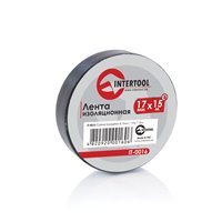 Ізолента Intertool ПХВ 17mm * 15m * 0.15mm чорна