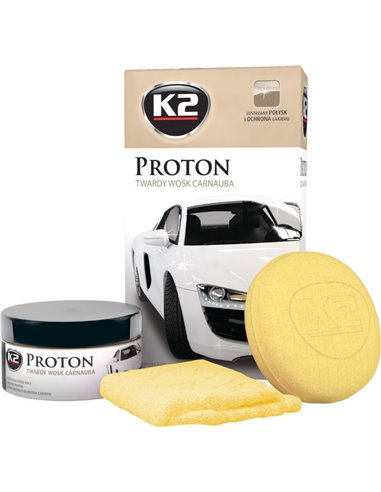 Поліроль воскова з губкою і ганчіркою K2 PROTON