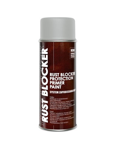 Краска Deco Сolor 4в1 Rust Bloker  400мл серый (по ржавчине)