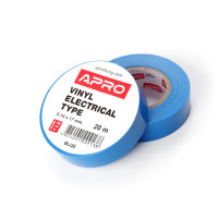 Изолента ПХВ APRO 20м синяя...