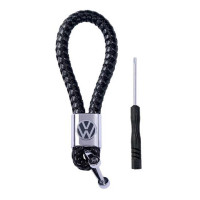 Брелок плетений VW шкіряний...